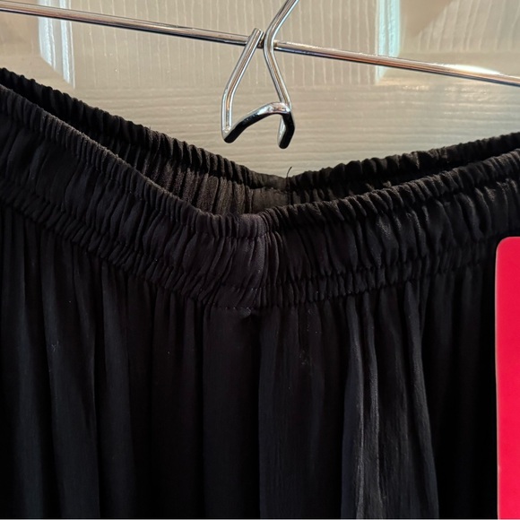 Indian style very wide leg pants with elastic waist. 100% cotton. Fully lined. - Picture 6 of 7